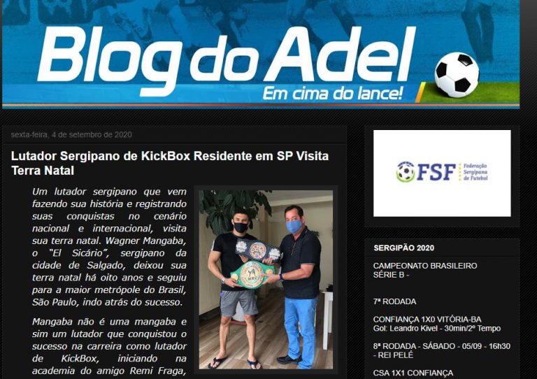 Clique na imagem para ver a reportagem no blog do Adel Ribeiro"